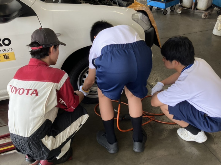中学生が職場体験に来てくれました！