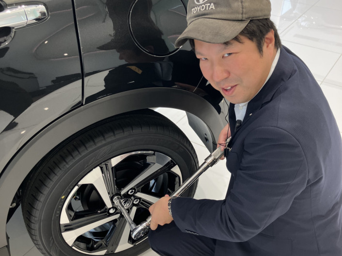 タイヤ、どこに置く問題…ついに解決！？