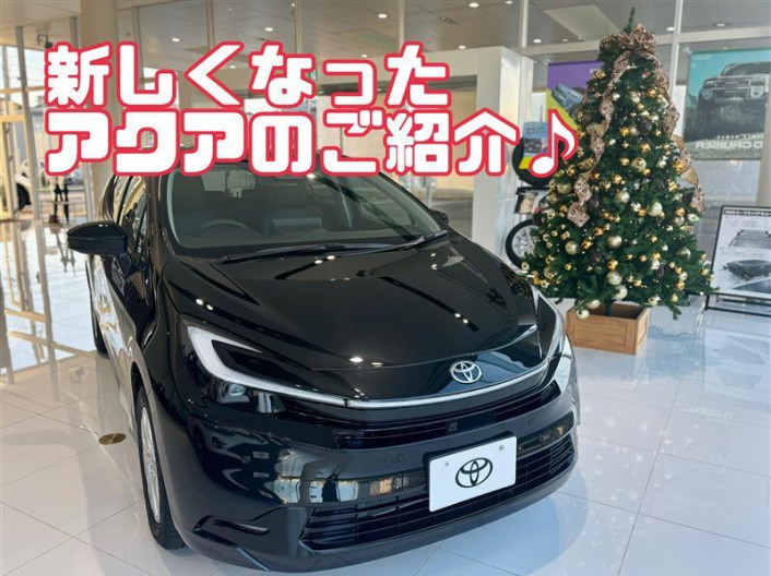 新型アクア、金沢東店にて展示中！！