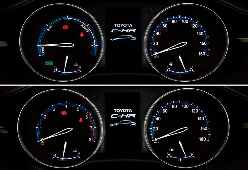 C-HR(CHR)のメーター
